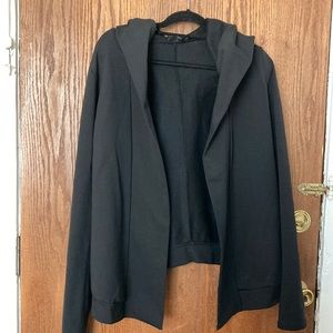 Ovate Black Hoodie Size Large